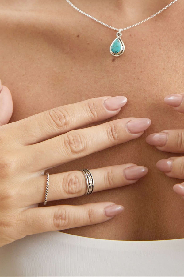 anillo plata pie midi ajustable