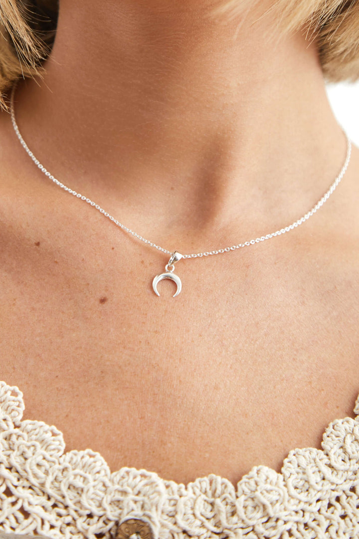 collar luna moon plata mujer femenino poder 