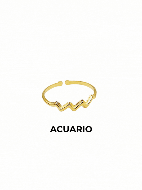 Anillo Horóscopo dorado