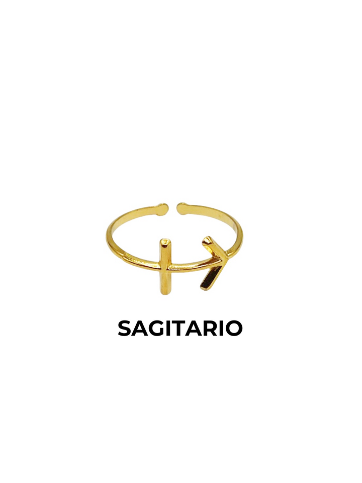 anillo sagitario dorado horoscopo