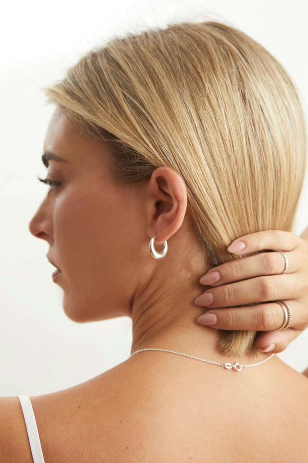 aros plata gordos lina pirata basicos