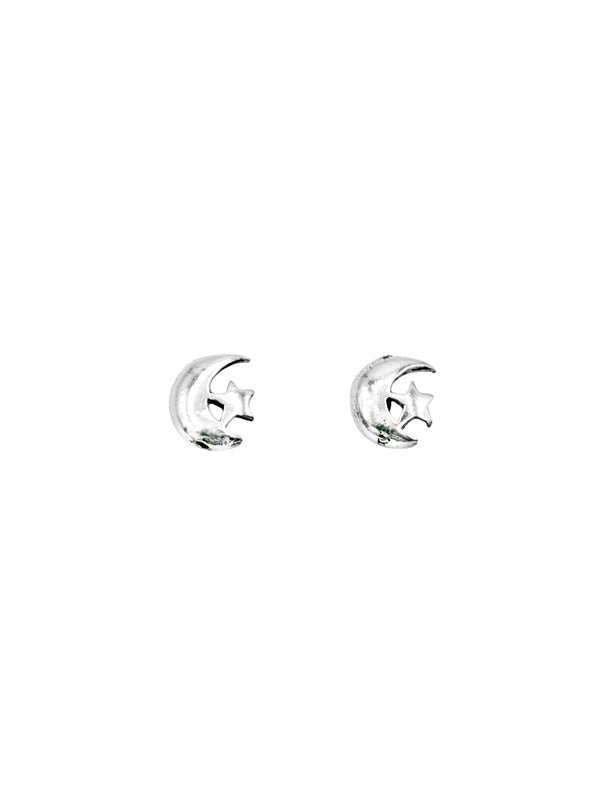 Pendientes Luna y estrella